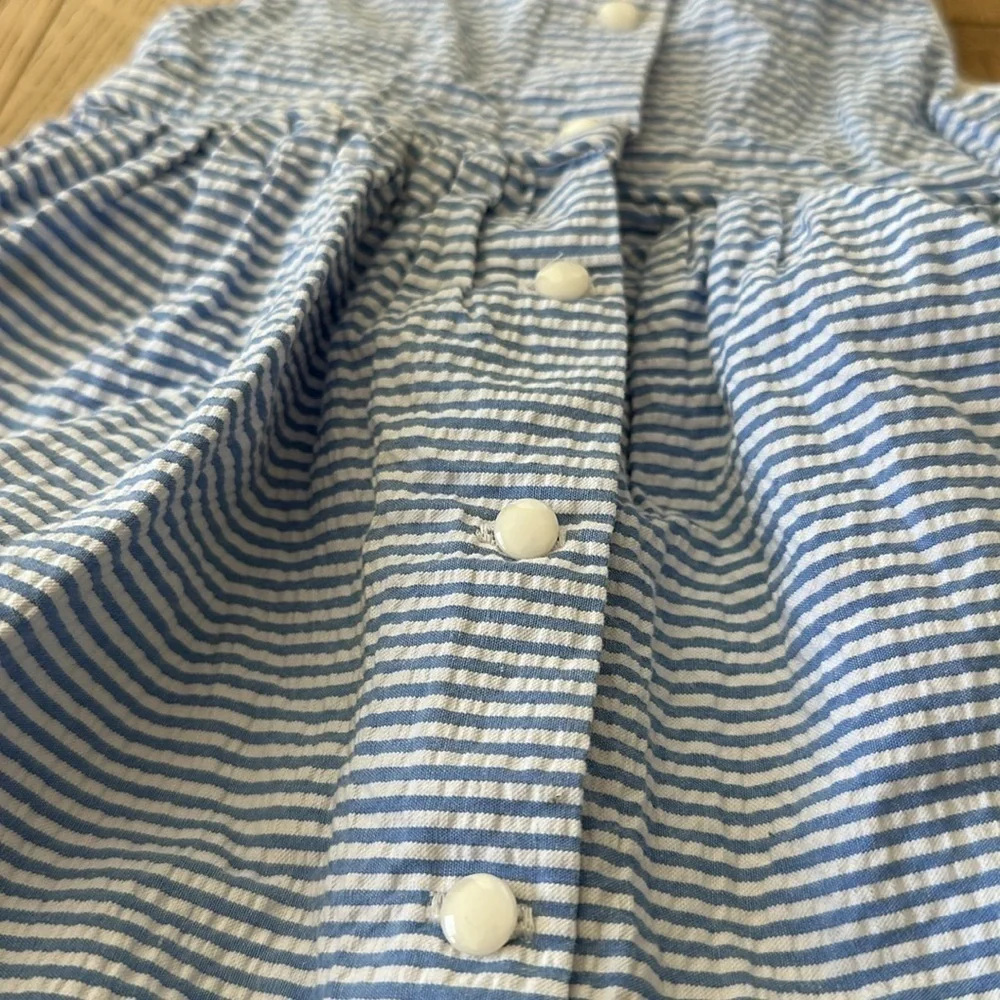 Ralph Lauren striped blue dress girls 12m classic